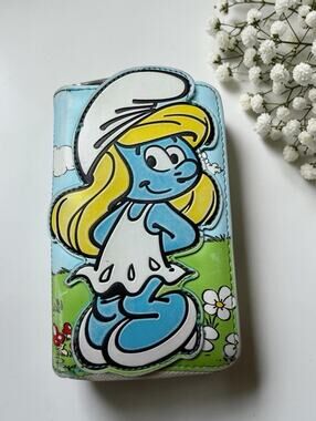 LOUNGEFLY Smurfs Smurfette Zippered Wallet 3699/23